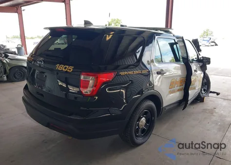 2018 Ford Police Interceptor из США, поврежденный, VIN 1FM5K8AR1JGB92061